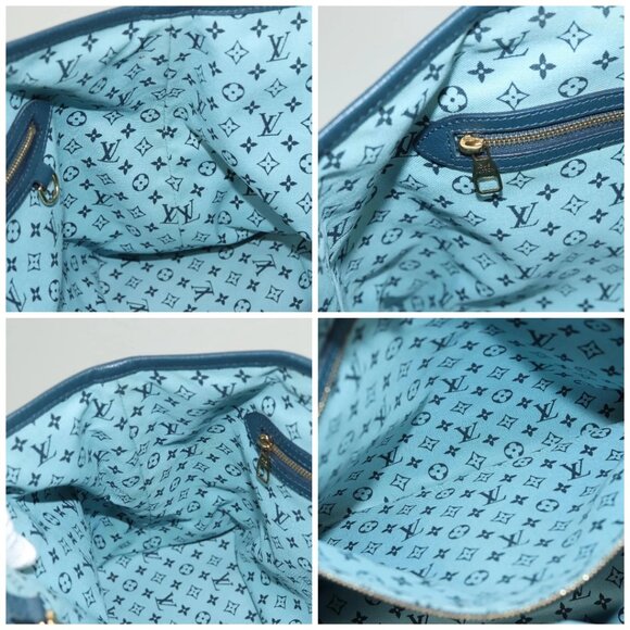 LOUIS VUITTON Ailleurs Cabas PM Escal Tote Bag Canvas Blue - Picture 15 of 16